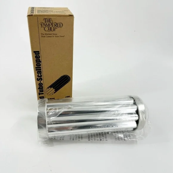 ✅ Pampered Chef‎ scalloped bread baking tube New
