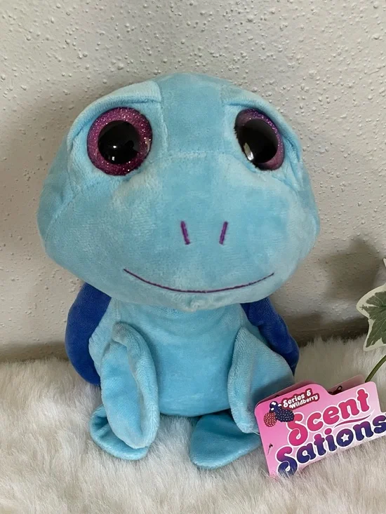 NWT Scentsations Blue Turtle Plush Series 6 Wildberry Gift Cute