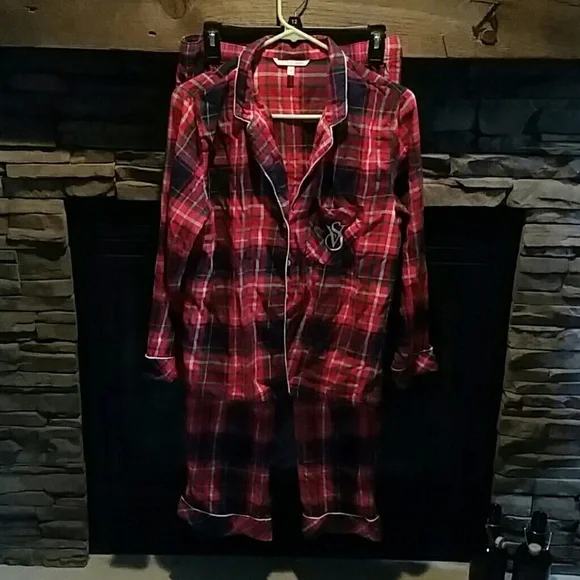 ❤VS Plaid PJ Set