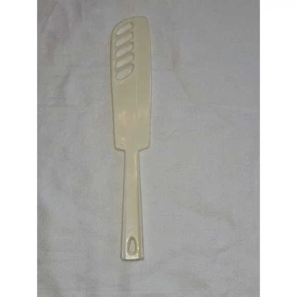 Vintage‎ Stanley Hostess Gift Quick Beater Scraper Get Acquainted White  Plastic