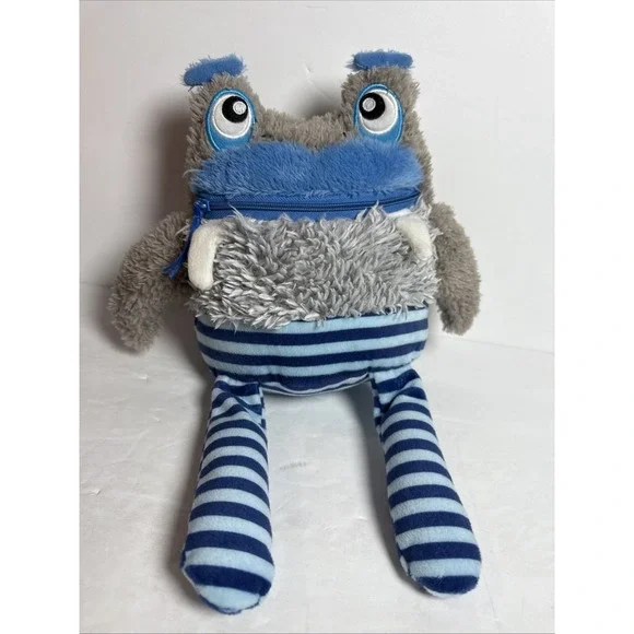 Nat and Jules Secret Keepers Walrus‎ Plush Toy, Walden Zippered Mouth Pocket