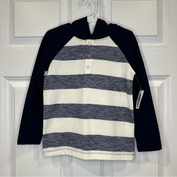 Old Navy‎ Hooded Waffle Knit Shirt Size 4T NWT