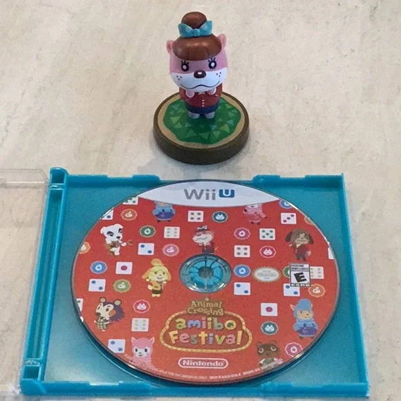 Animal Crossing Amiibo Festival Nintendo Wii U Game & Amiibo Lottie