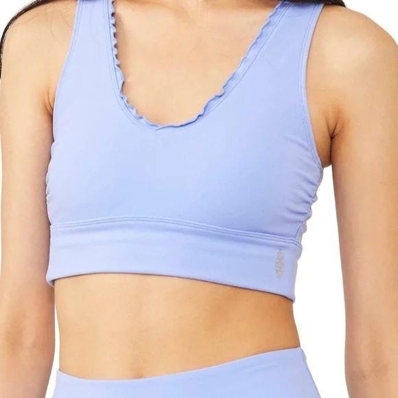 NWT Free People Movement Hearts Aflutter Sports Bra Candied Lilac