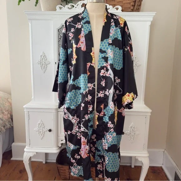 Ichiban Japanese Satin Kimono