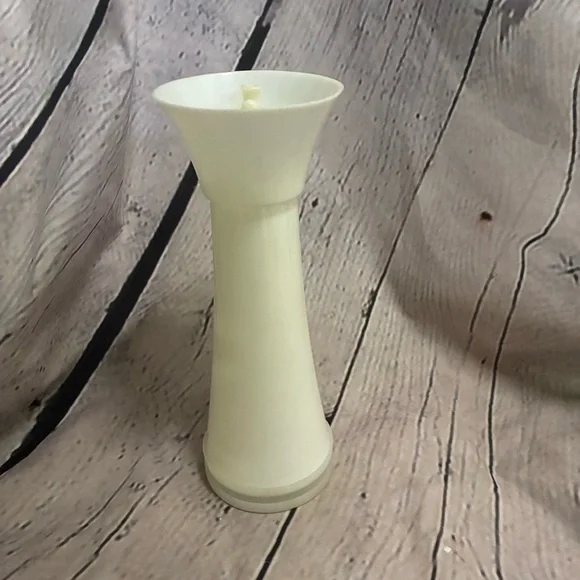 Vintage Tupperware Jifi Sift Hourglass Plastic Sifter With Lid‎ 1970s Complete