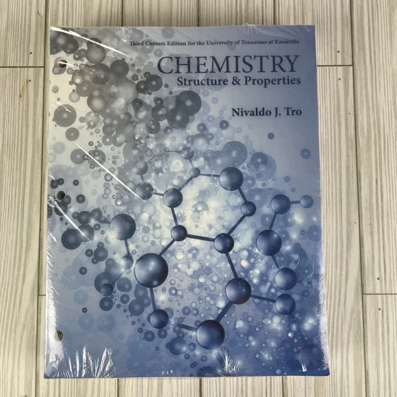 Chemistry: Structure & Properties 3rd Edition Nivaldo J. Tro‎ 3 HOLE KNOXVILLE