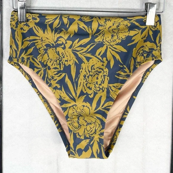 Madewell Blue and Yellow Floral Fabric