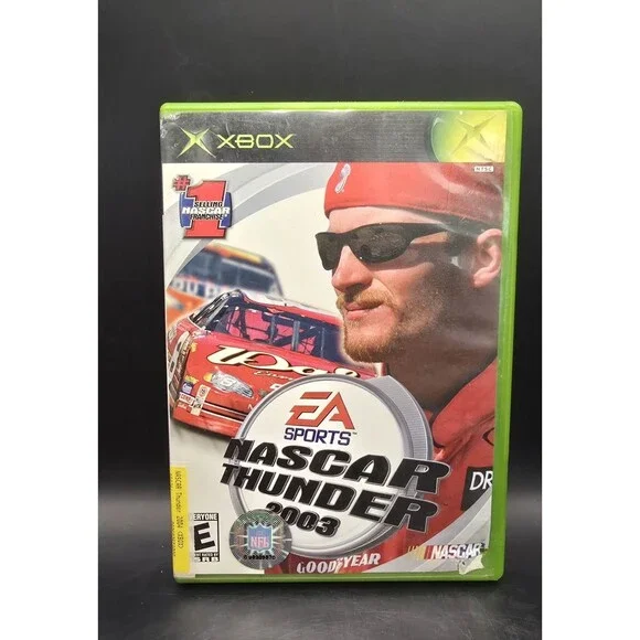 NASCAR Thunder 2003 (Microsoft Xbox, 2003) Mint Disc