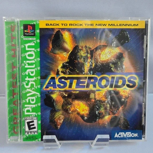 Asteroids Greatest Hits (Sony PlayStation 1 PS1) 1998 Complete CIB & Tested