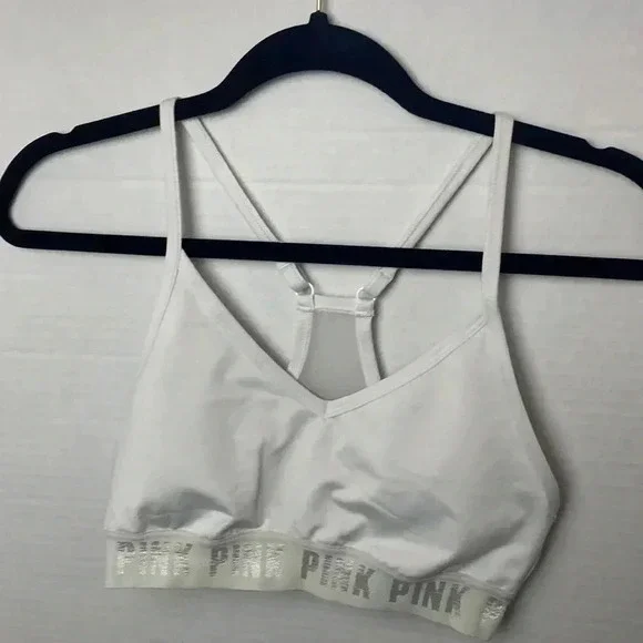 Pink Racerback light impact Sports Bra