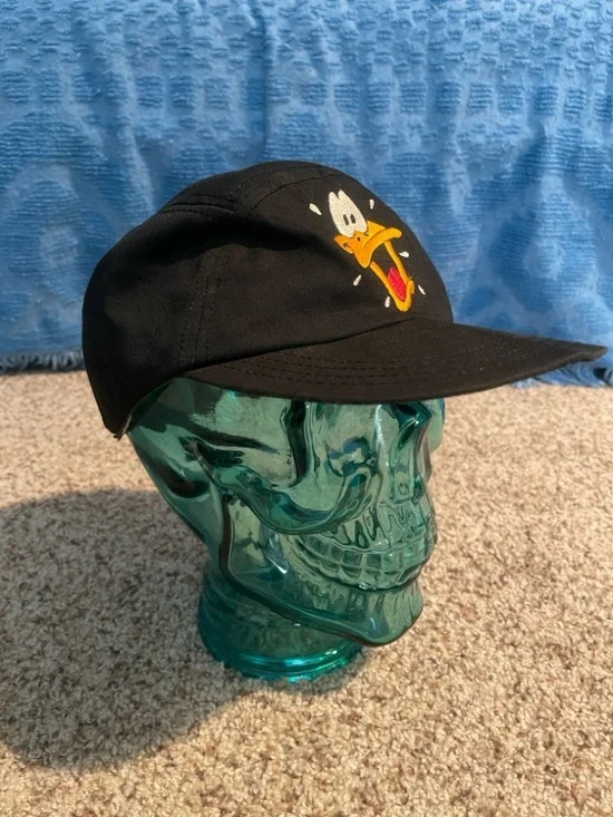 Vintage Black Warner Brothers Daffy Duck  Hat