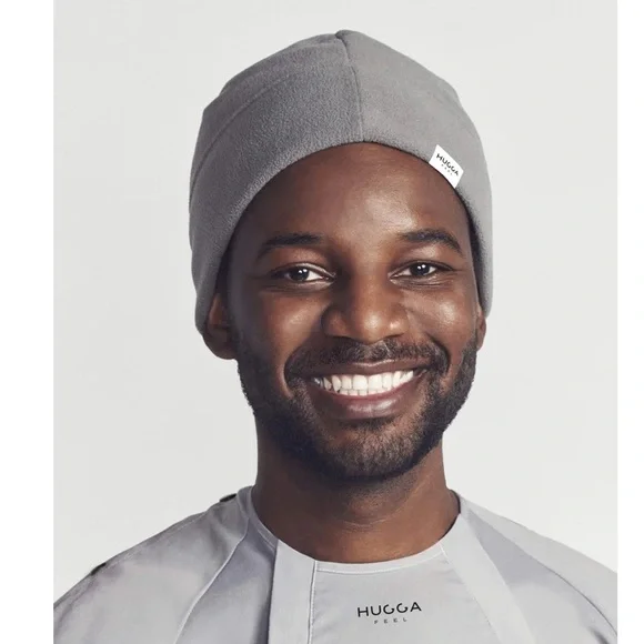 Hugga Feel Grey Fleece Beanie