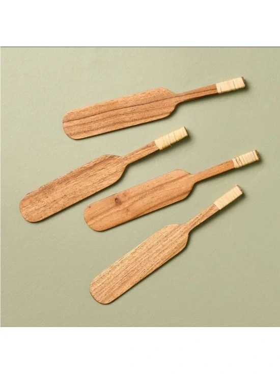 4pc Acadia Wood Jam Wooden Utensils - Hearth & Hand™ with Magnolia