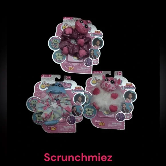 ScrunchMiez Hair Scrunchie Lot of 3
