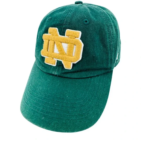 '47 Brand Notre Dame Fighting Irish Hat Mens OSFM Green Gold Shamrock Dad Cap