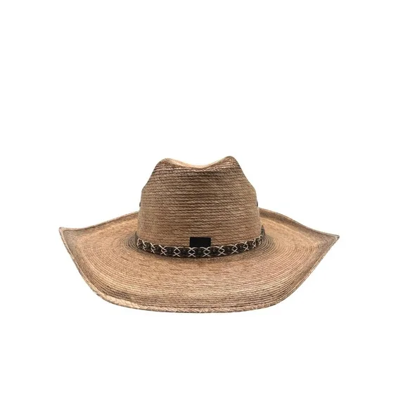 Cody James 20X Straw Cowboy Hat Brown Distressed Western Cattleman Size 7 5/8