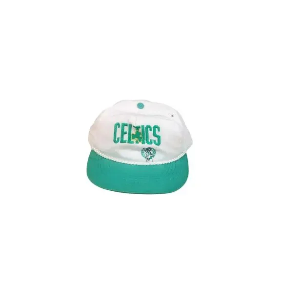 Vintage 80s Boston Celtics Rope Snapback Hat