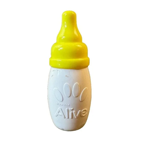 WowWee Alive Minis White Tiger Cub Replacement‎ Bottle Feed Me Yellow White Toy