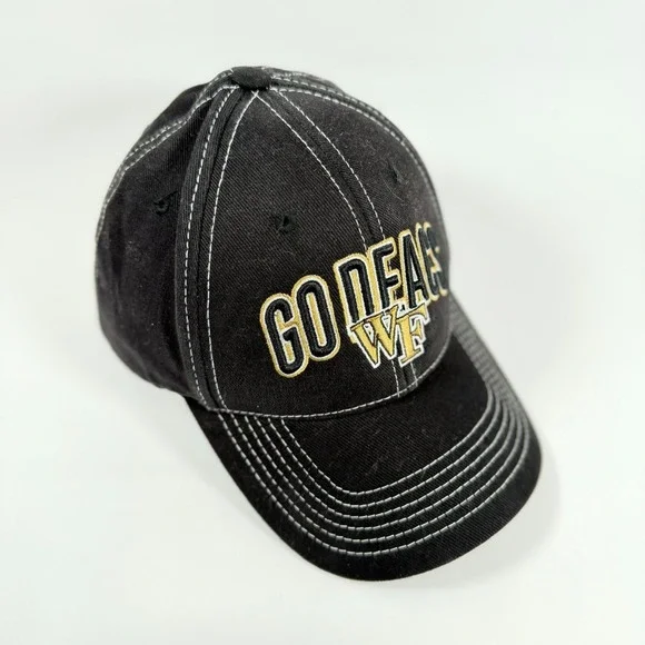 Wake Forest Demon‎ Deacons Hat Captivating Headwear Black Go Deacs Strapback Cap