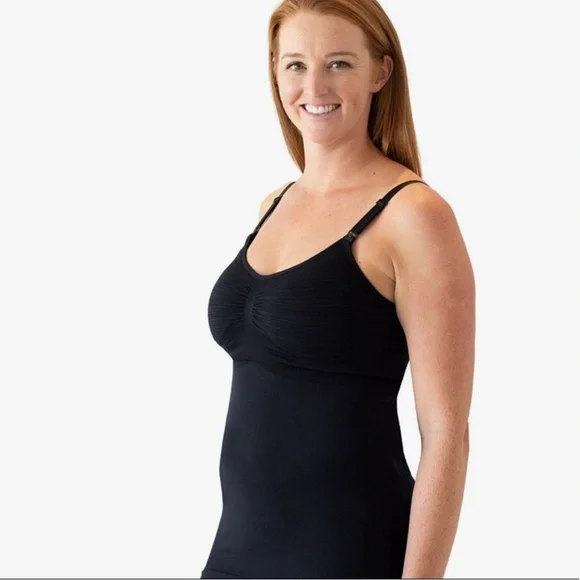 KINDRED BRAVELY Simply Sublime® Maternity & Nursing Tank Black Bra Medium Busty