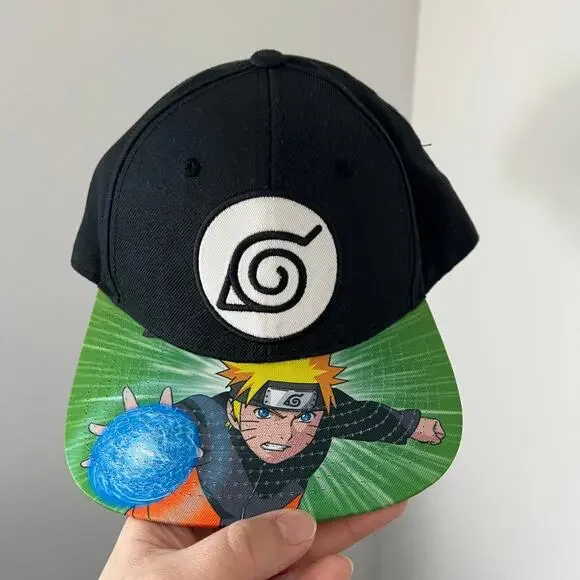 Vintage Naruto Shippuden Collection VIZ Media Snapback Hat One Size Fits Most