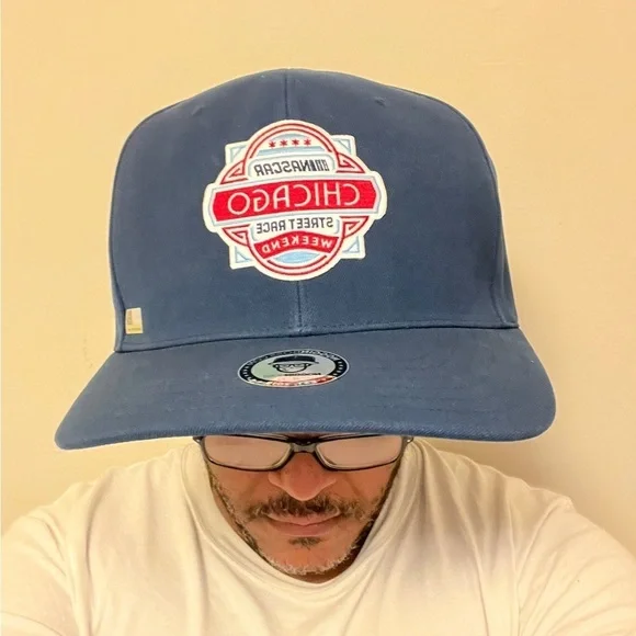 NOGGIN BOSS NASCAR Chicago Street Race Oversized Novelty Hat – New