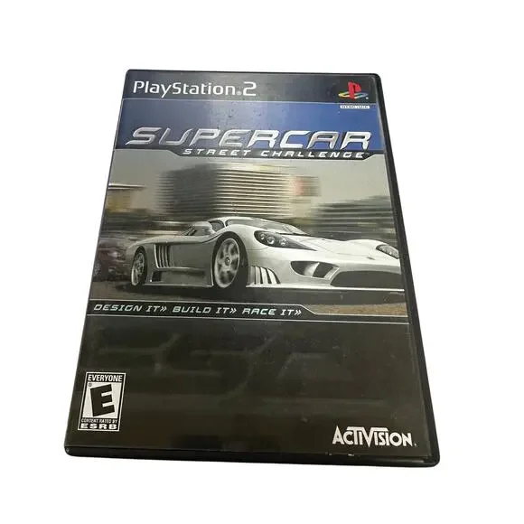 Supercar Street Challenge Playstation 2 PS2 Video Game Complete Tested