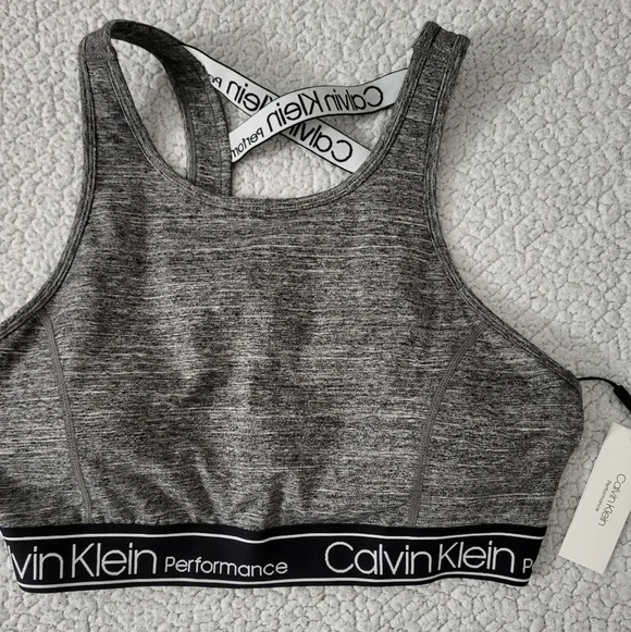 Calvin Klein Performance Gray Sports Bra