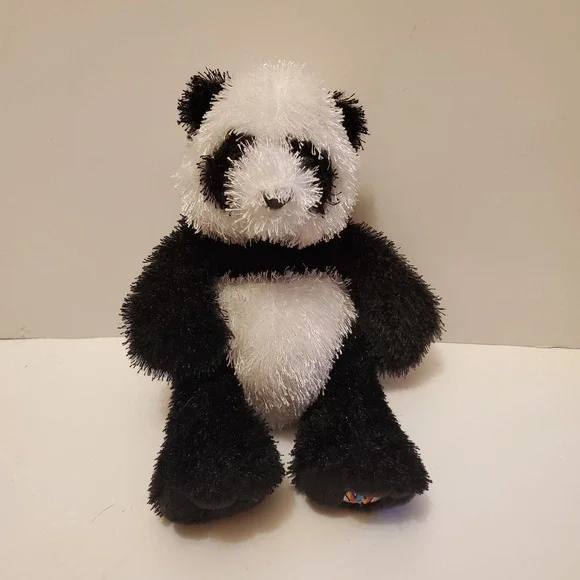 Webkinz Ganz Lil Kinz Panda Bear Plush Stuffed Animal HM111 New NO CODE 9‎ 