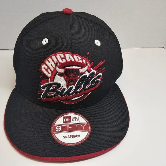 New Era Chicago Bulls Snapback Cap 9Fifty NBA Basketball Hat‎ Adjustable