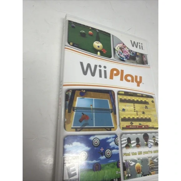 Wii Play (Nintendo Wii, 2007) CIB w/Manual Tested And Working