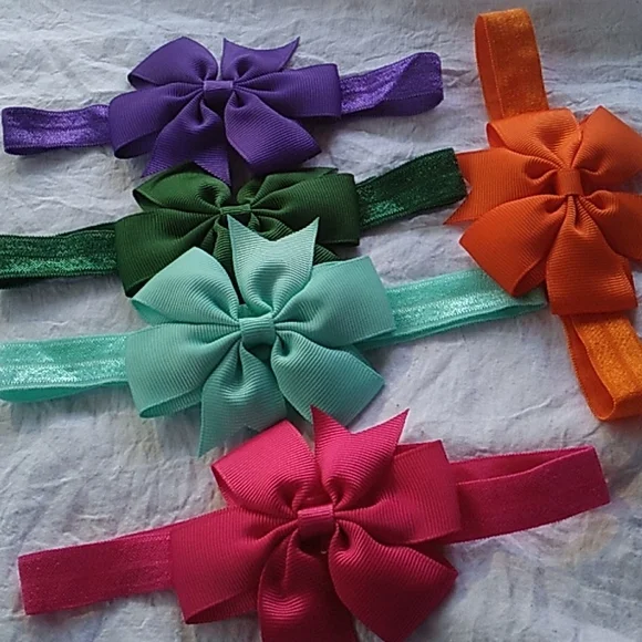 Baby Grosgrain Ribbon Hair Bows  3