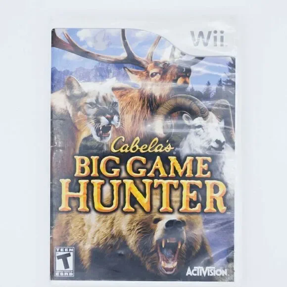 Wii Cabela's Big Game Hunter and Championship Foosball