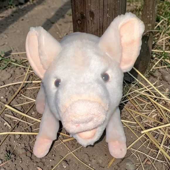 Hansa Pig Plush Realistic Piglet Stuffed Animal NWT‎ Lifelike Toy