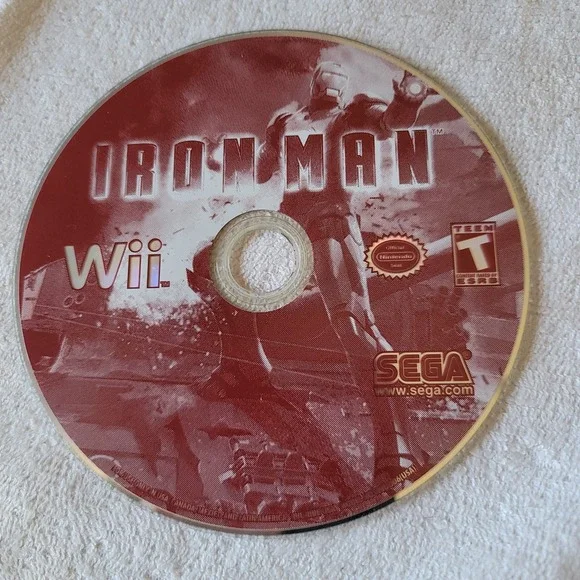 Iron Man (Nintendo Wii, 2008) DISC‎ ONLY adult owned