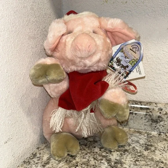 CHRISTMAS MUSICAL PLUSH PIG! STANDS‎ APPROX. 12