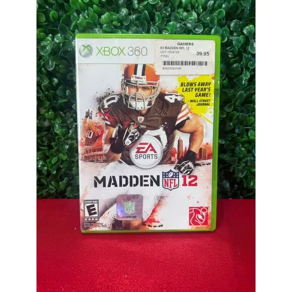 Madden NFL 12 Xbox 360 EA Sports Football Game 2011 - No Manual