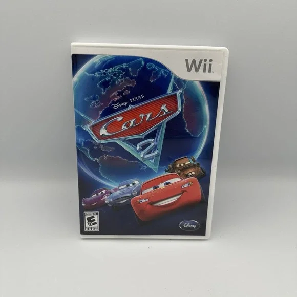 Nintendo Wii Cars 2 Video Game With Case Manual 2011