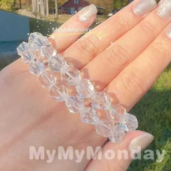 Clear Quartz Bracelet 9mm