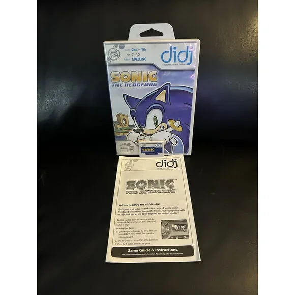 LeapFrog Didj Sonic The Hedgehog Learning Video Game‎