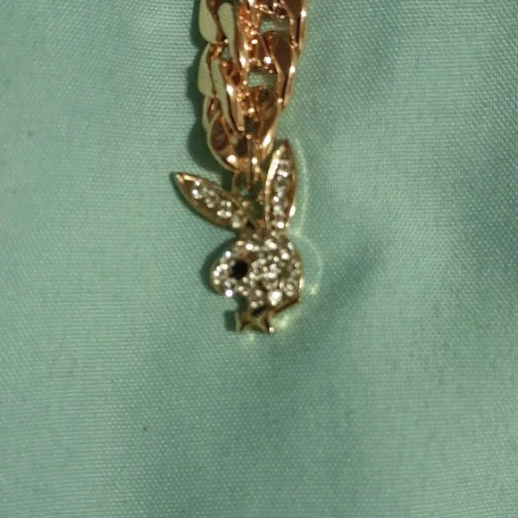 Playboy 18k gold plated necklace