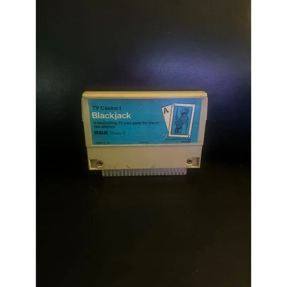 RCA Studio II 1977 TV Casino I Blackjack Video Game‎ Cartridge Only
