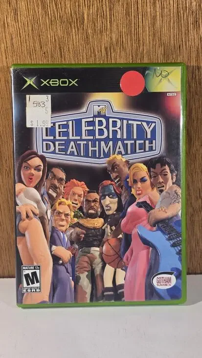 MTV Celebrity Deathmatch Original Xbox Game CIB Complete