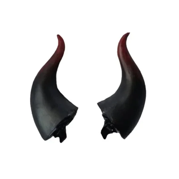 Resin Devil Horns Hair Clips for Kids Halloween Costume Accessories