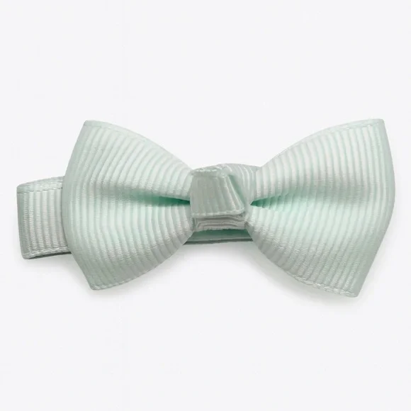 Light Seafoam Grosgrain Hair Bow
