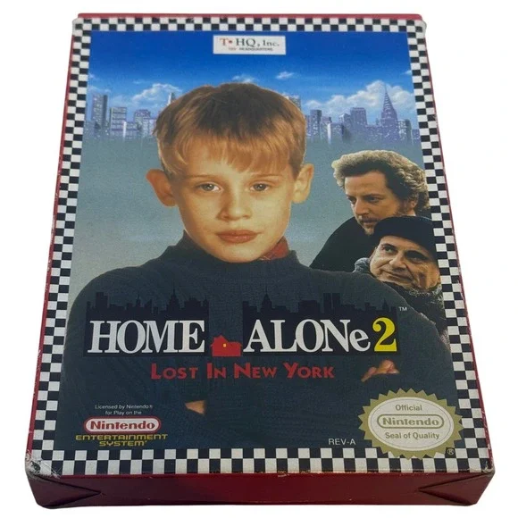 Home Alone 2 Lost In New York Nintendo NES Video Game Boxed T-HQ 1992