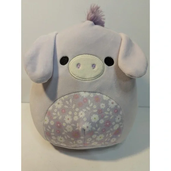 Squishmallow‎ Delzi the floral belly donkey