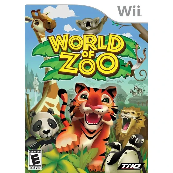 Wii Video Game World of Zoo EUC cd great condition