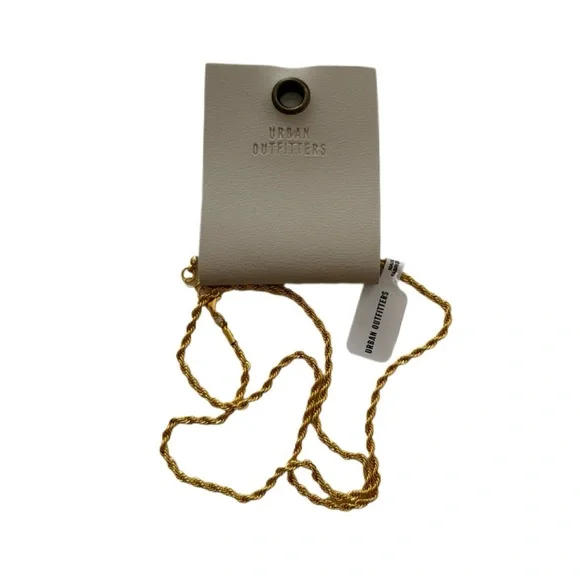 Urban Outfitters NWT Gold Twist 23” Rope Chain Necklace One Size